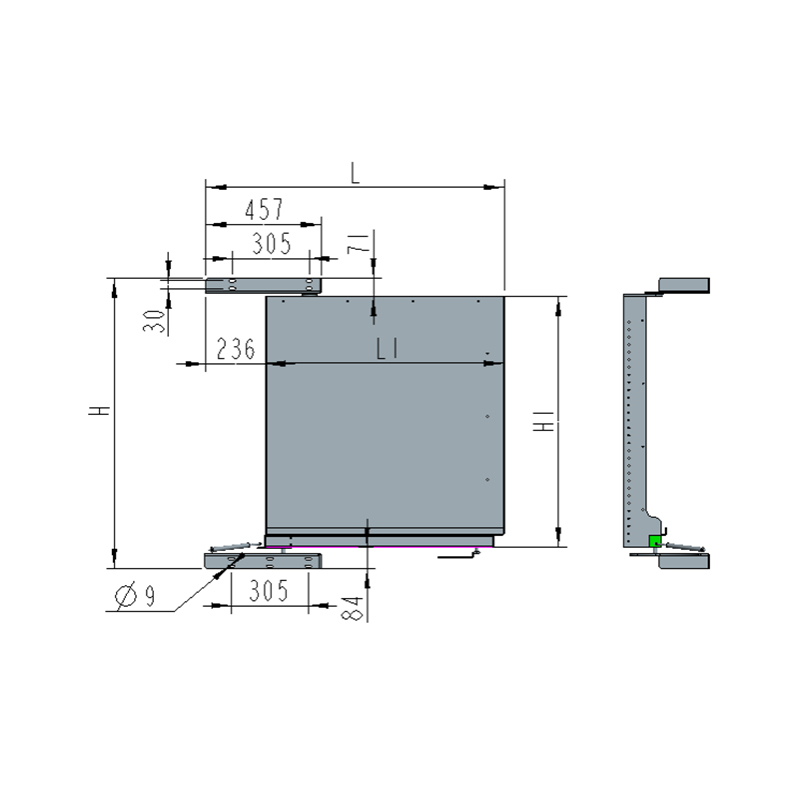 Bandeja giratória para caminhão de bombeiros Bandeja giratória para caminhão de bombeiros